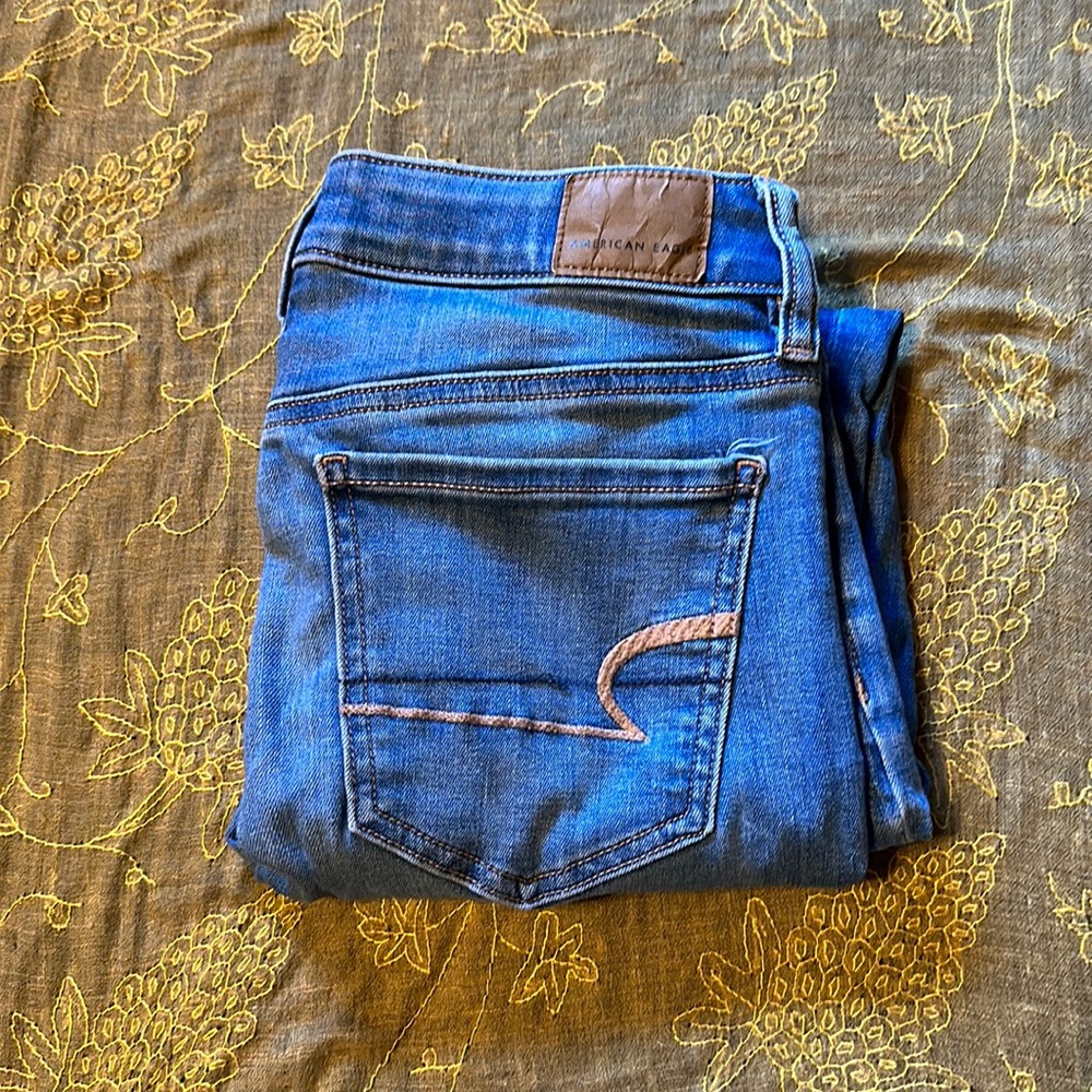 Classic American Eagle Blue Jeans